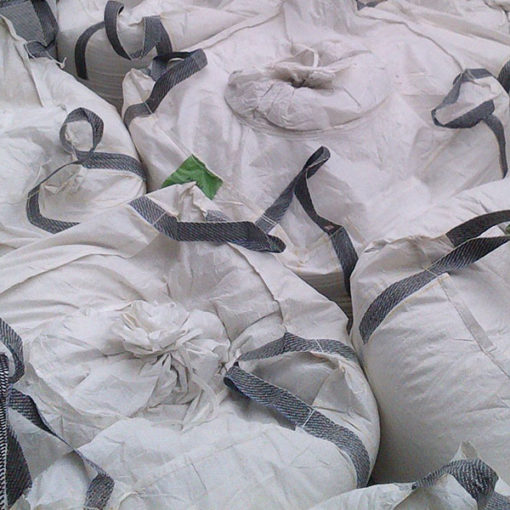 posa di big-bags con igroperlite - substrato per drenaggio e riempimento alleggerito - Citylife - Milano